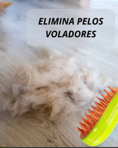 Cepillo de Vapor 3 en 1 para Mascotas
